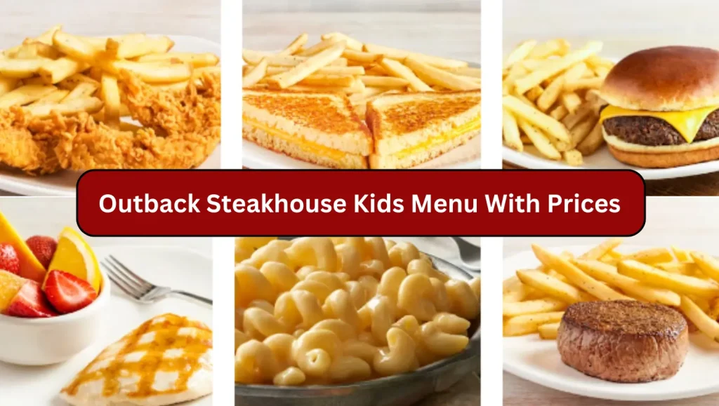 Outback Steakhouse Kids Menu With Prices