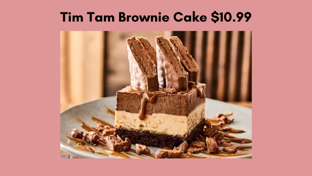 Tim Tam Brownie Cake