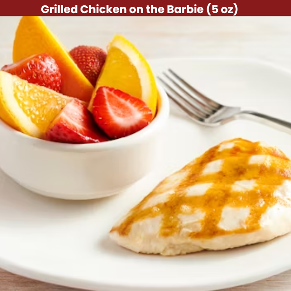 Grilled Chicken on the Barbie (5 oz)